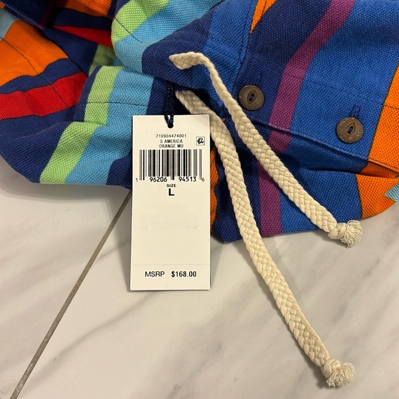 Men’s Polo Ralph Lauren Striped Henley Pullover Hoodie - Picture 4 of 5